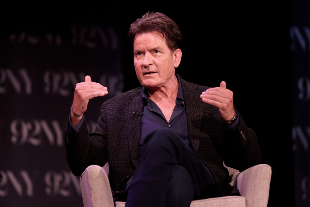 Charlie Sheen on September 8, 2025.