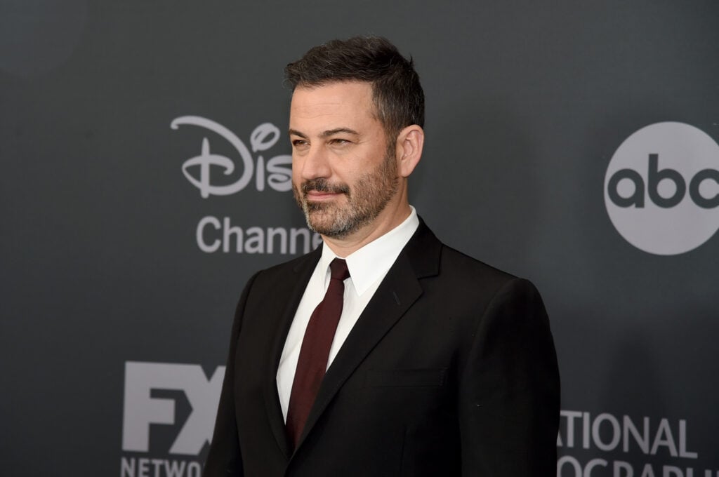 Jimmy Kimmel, 14 Mayıs 2019'da New York'ta ABC Walt Disney televizyonuna katılıyor. 