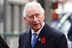 Prince Charles, Prince of Wales visits Glasgow Central Station to view two alternative fuel, green trains as part of Network Rail's "Green Trains @ COP26" event on November 5, 2021 in Glasgow, Scotland.