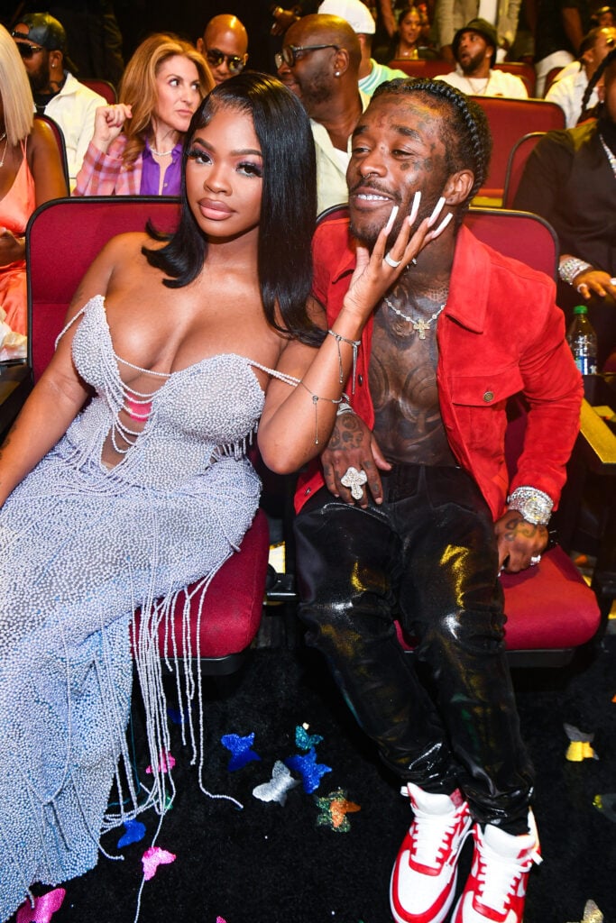 JT of City Girls and Lil Uzi Vert attend the 2022 BET Awards at Microsoft Theater on June 26, 2022 in Los Angeles, California. 