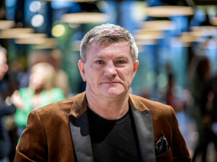 Ricky Hatton attends the UK premiere of "Hatton" on August 30, 2023 in Manchester, England.