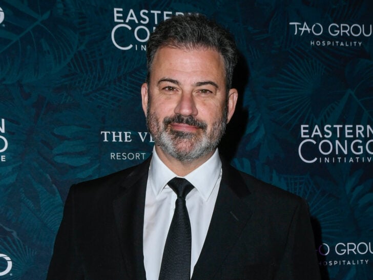 Jimmy Kimmel attends the 2023 Eastern Congo Initiative Poker and Blackjack Tournament hosted by TAO Group Hospitality at LAVO Restaurant & Nightclub at The Palazzo at The Venetian Resort Las Vegas on November 17, 2023 in Las Vegas, Nevada.