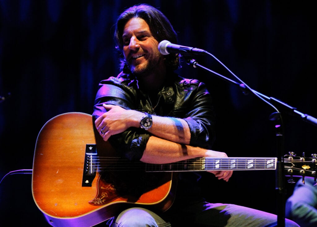 Brett James performs during the 2013 CMA Songwriters Series at the CMA Theater on November 5, 2013 in Nashville, Tennessee.  