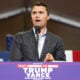 Charlie Kirk, who founded Turning Point USA, speaks before Republican vice presidential nominee U.S. Sen. JD Vance (R-OH) gives remarks at a campaign rally at Arizona Christian University on July 31, 2024 in Glendale, Arizona.