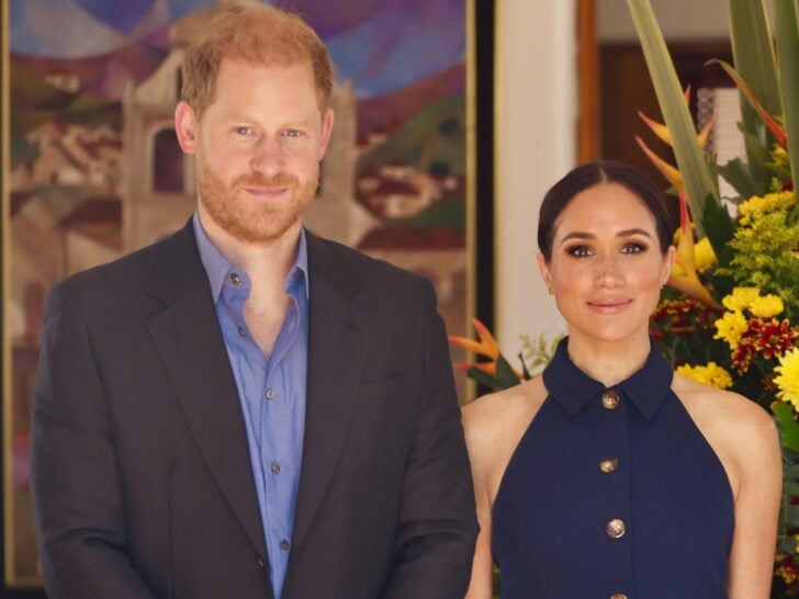 Meghan Markle Toasts Return of Prince Harry After Trip Abroad