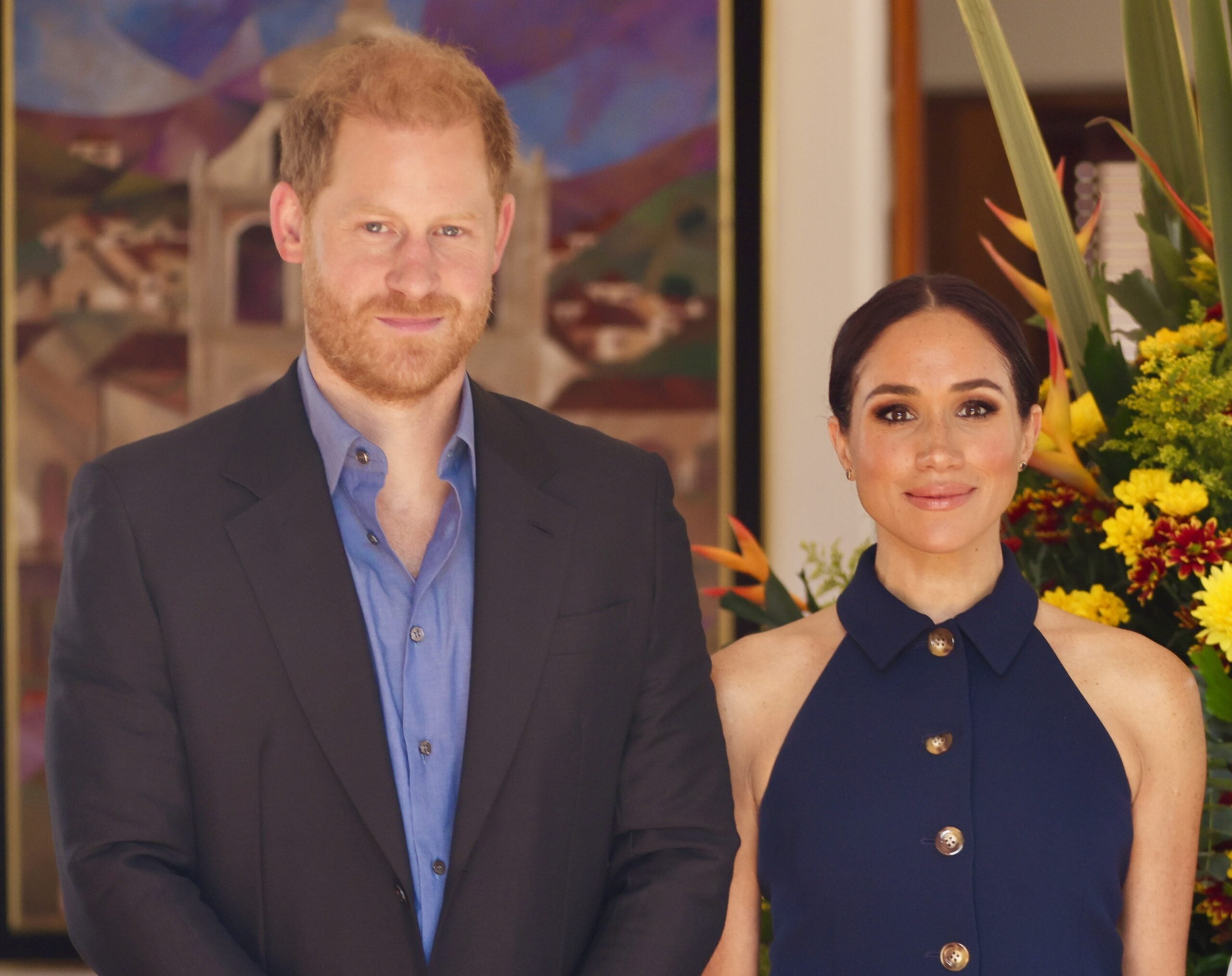 Meghan Markle Toasts Return of Prince Harry After Trip Abroad