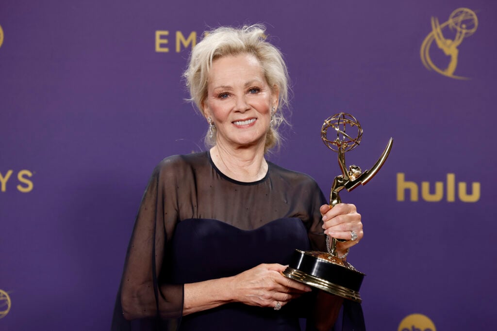 Jean Smart, winner of the Outstanding Lead Actress in a Comedy Series for "Hacksâ, poses in the press room during the 76th Primetime Emmy Awards at Peacock Theater on September 15, 2024 in Los Angeles, California.