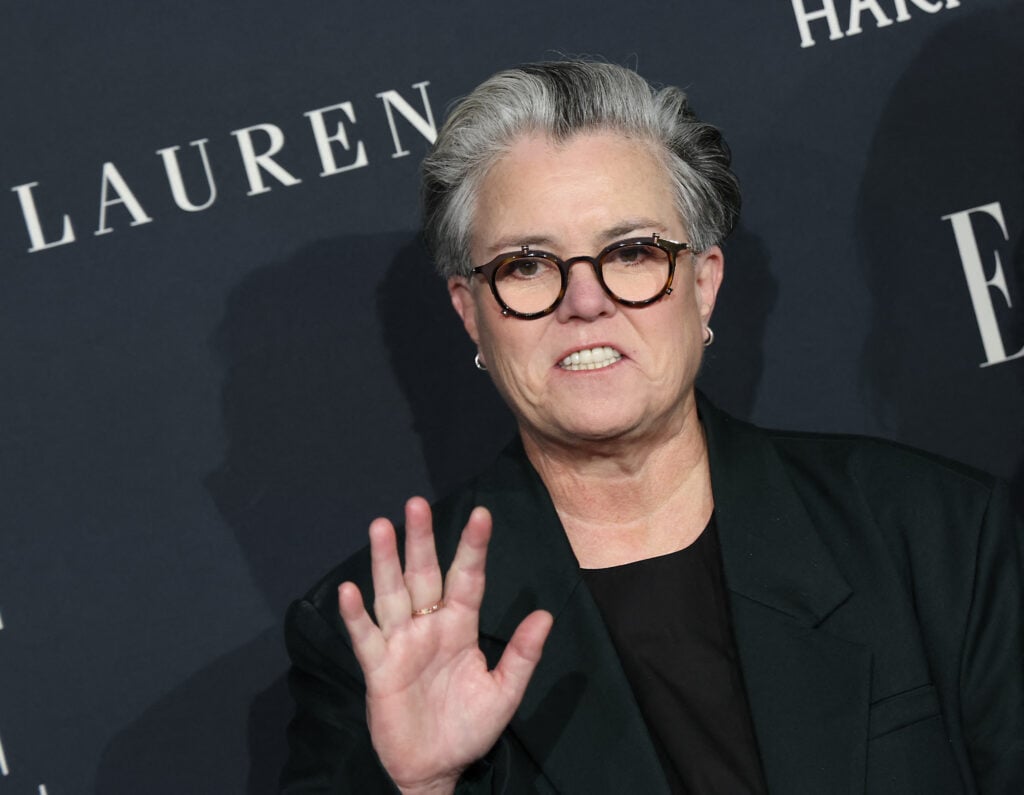 US comedian and producer Rosie O'Donnell attends the 2024 Elle Women in Hollywood celebration at the Four Seasons Hotel in Los Angeles, November 19, 2024.