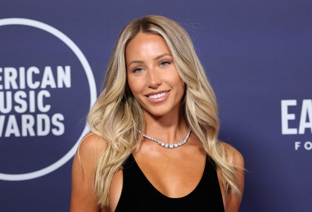 US influencer and entrepreneur Alix Earle arrives for the 51st American Music Awards at the Fontainebleau in Las Vegas, Nevada on May 26, 2025.