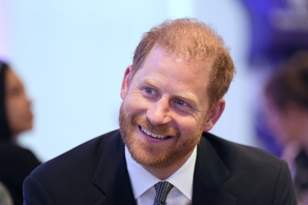 Prince Harry, Duke of Sussex speaks with an award recipient at the annual WellChild Awards 2025, which celebrates the achievements and resilience of seriously ill youngsters and their families, at the Royal Lancaster Hotel on September 8, 2025 in London, England.