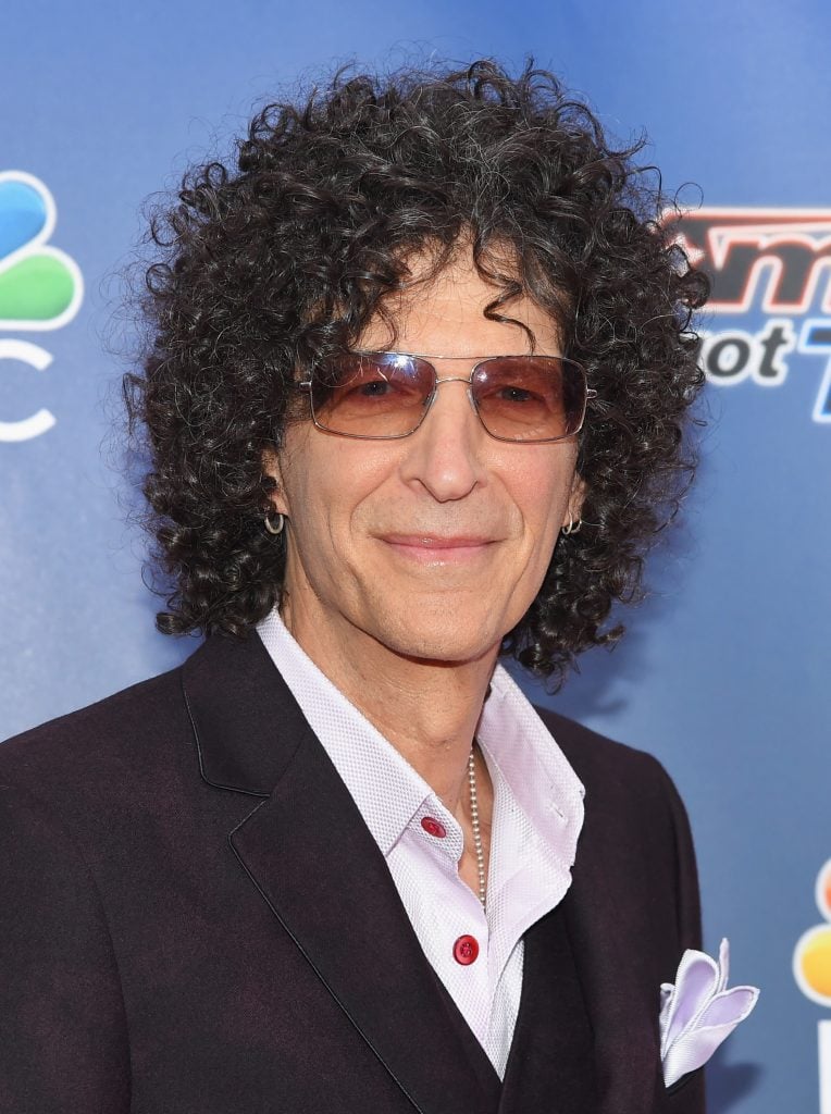 Radio personality/TV personality Howard Stern attends the "America's Got Talent" season 10 taping at Radio City Music Hall on August 11, 2015 in New York City.