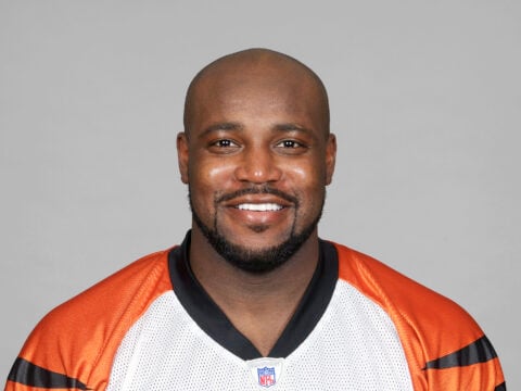 Rudi Johnson of the Cincinnati Bengals poses for his 2006 NFL headshot at photo day in Cincinnati, Ohio.