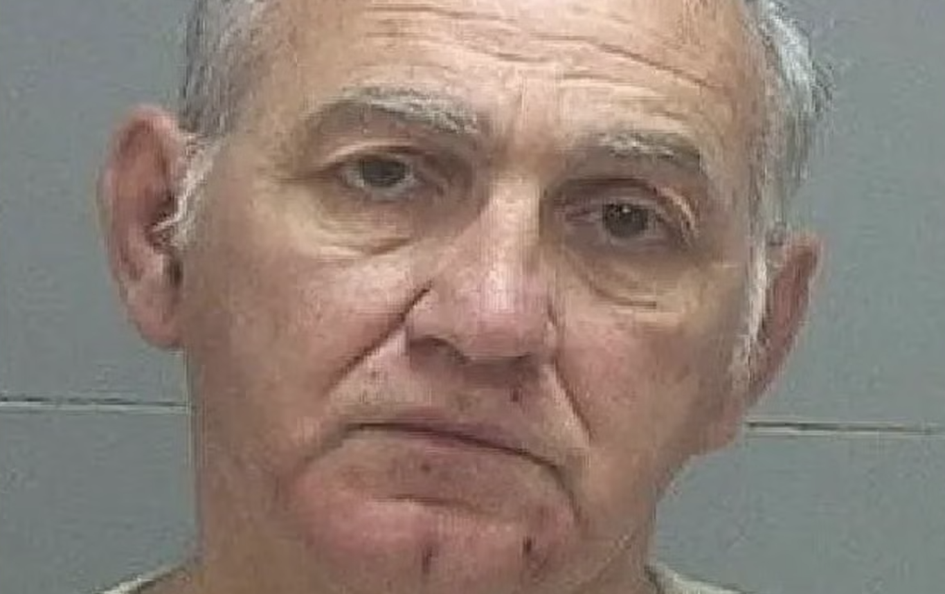 George Zinn após sua prisão pelo Gabinete do Xerife do Condado de Salt Lake.