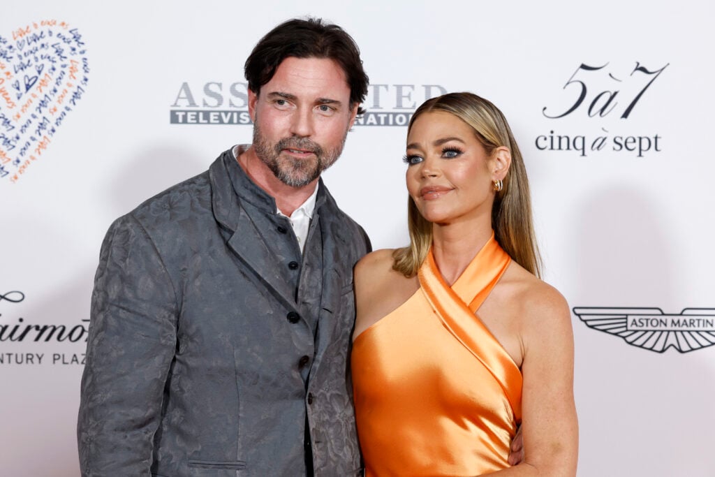 Aaron Phypers and Denise Richards on June 2, 2023.