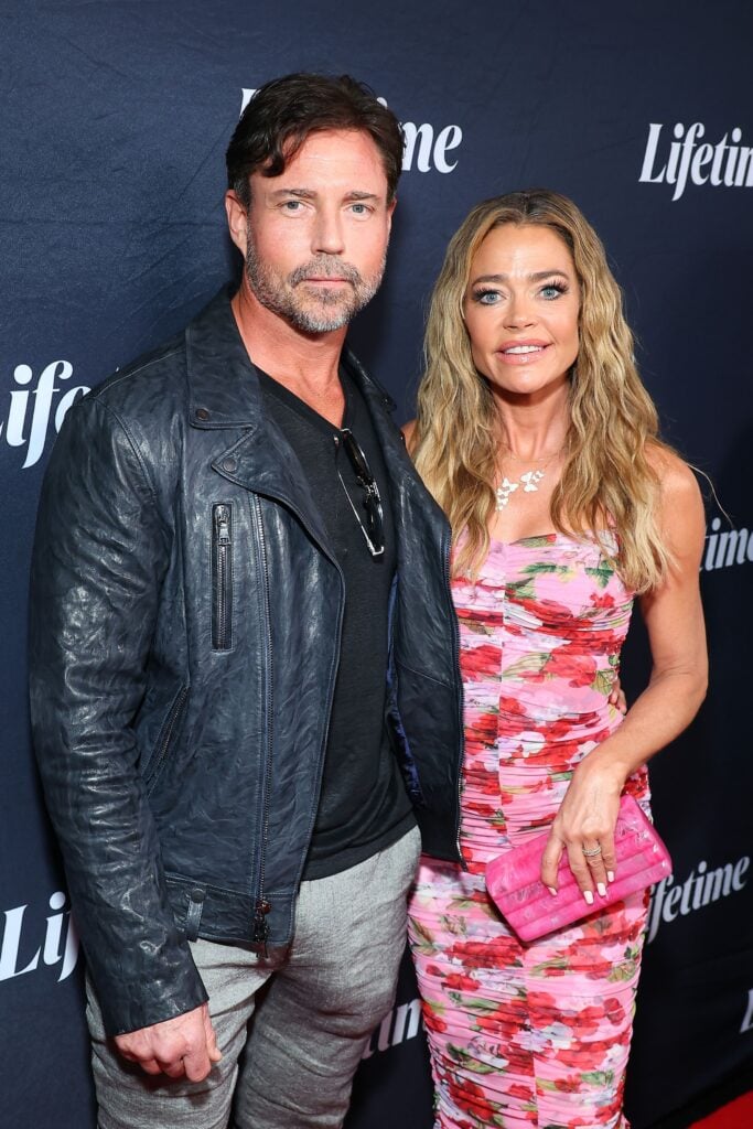 Aaron Phypers and Denise Richards in August 2024.