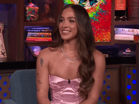 Ariana Biermann on Watch What Happens Live in 2025.