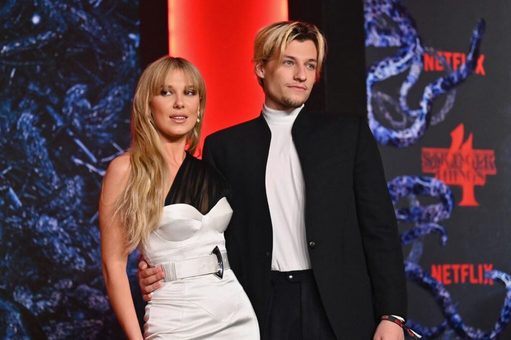 Millie Bobby Brown and Jake Bongiovi in May 2022.