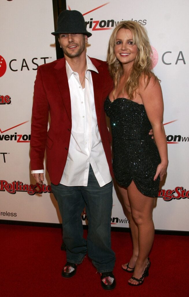 Britney Spears i Kevin Federline w lutym 2005 r.