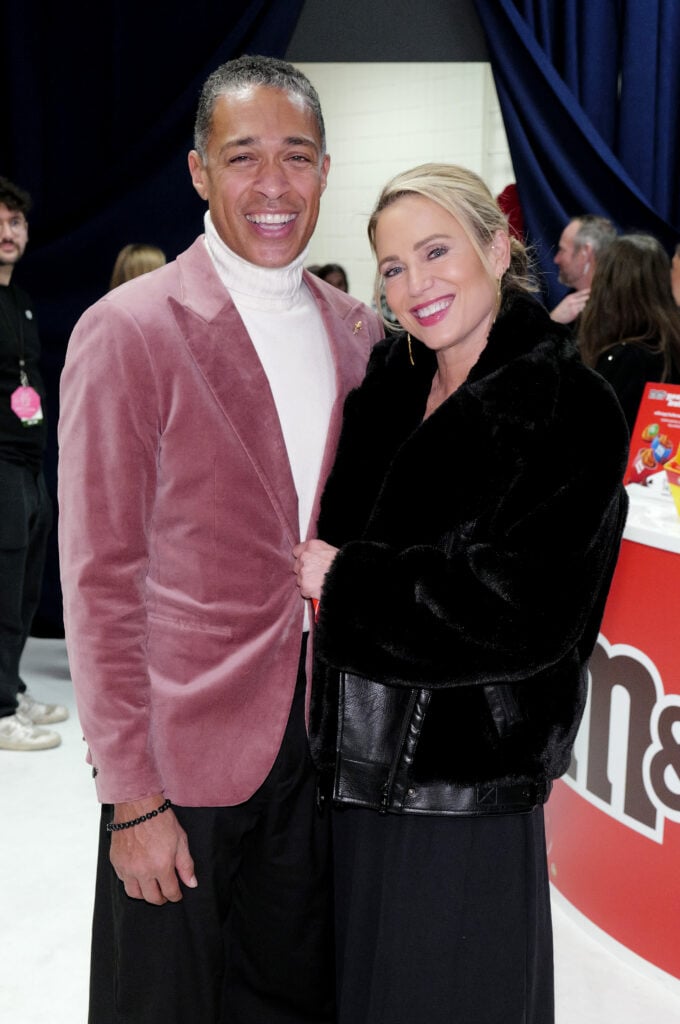 T.J. Holmes and Amy Robach at the 2024 JingeBall.