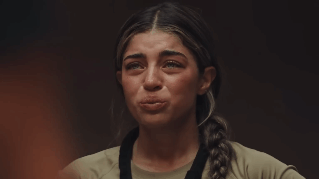 Gia Giudice looking miserable.