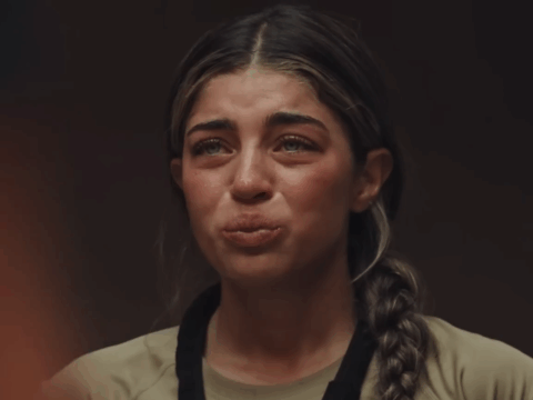 Gia Giudice looking miserable.