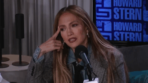 Jennifer Lopez on Howard Stern in October 2025.