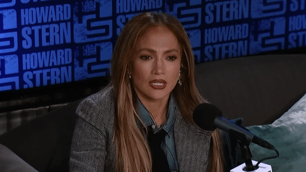 Jennifer Lopez on Howard Stern in October 2025.