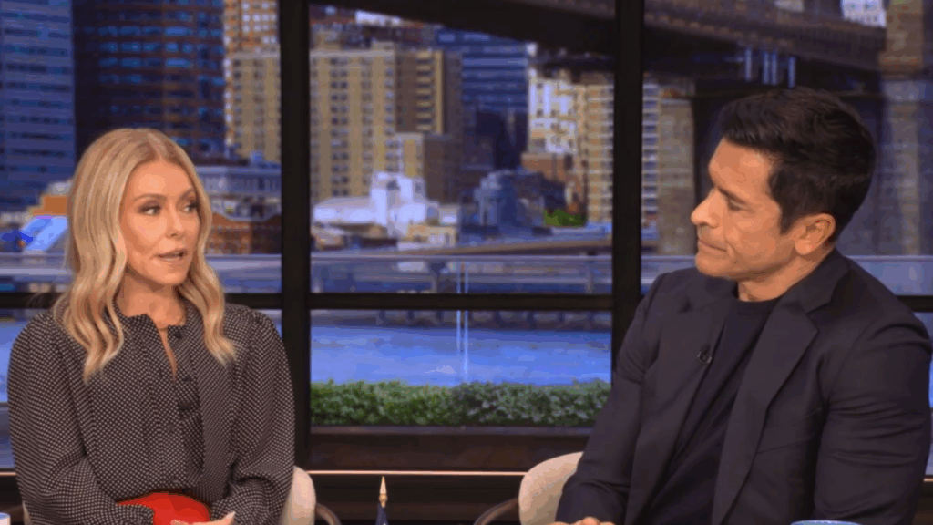 Kelly Ripa and Mark Consuelos in October 2025.