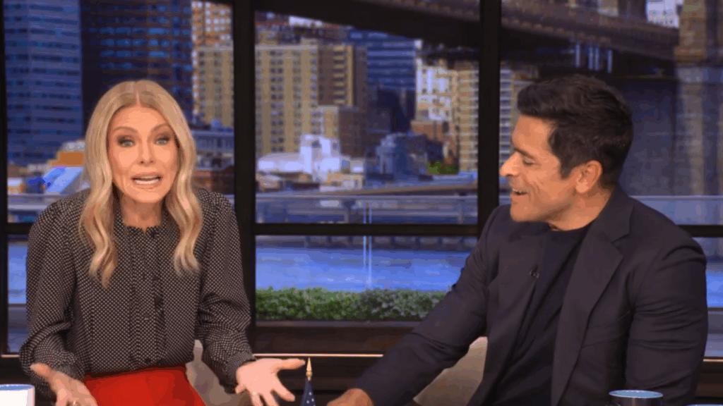 Kelly Ripa and Mark Consuelos in October 2025.