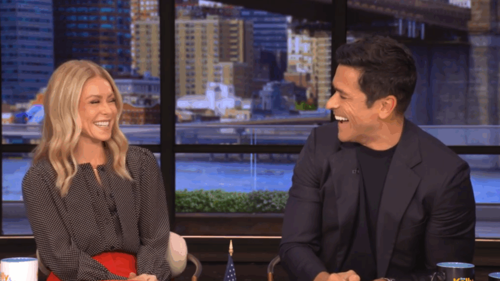 Kelly Ripa and Mark Consuelos in October 2025.