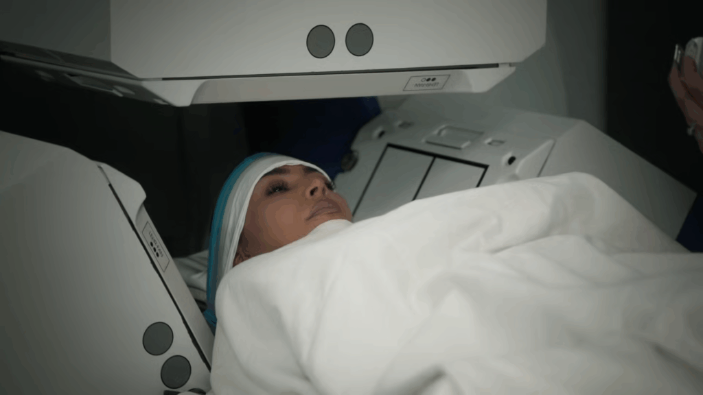 Kim Kardashian undergoing a 'routine' MRI.