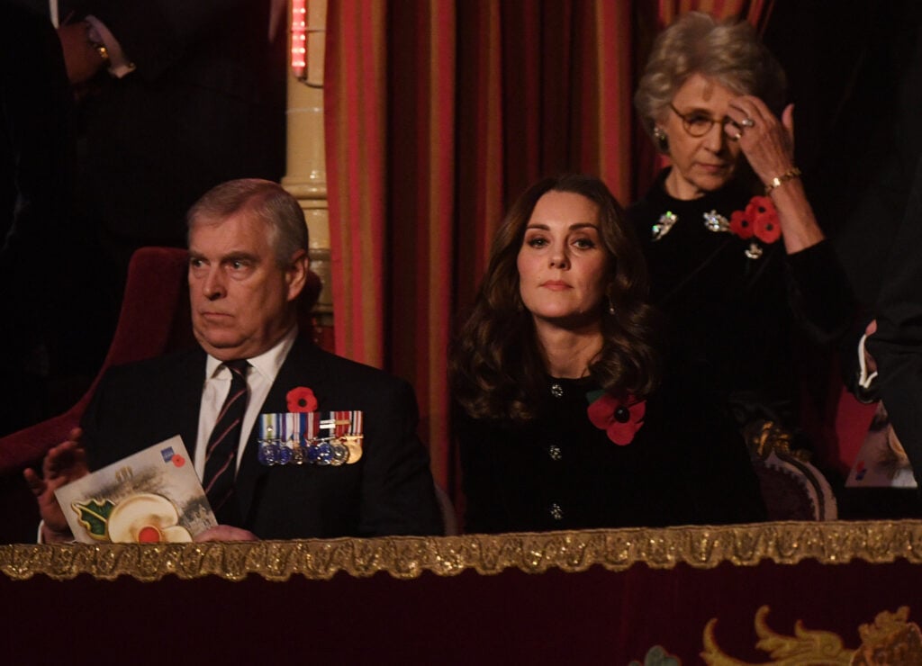 Prince Andrew and Kate Middleton in 2017.