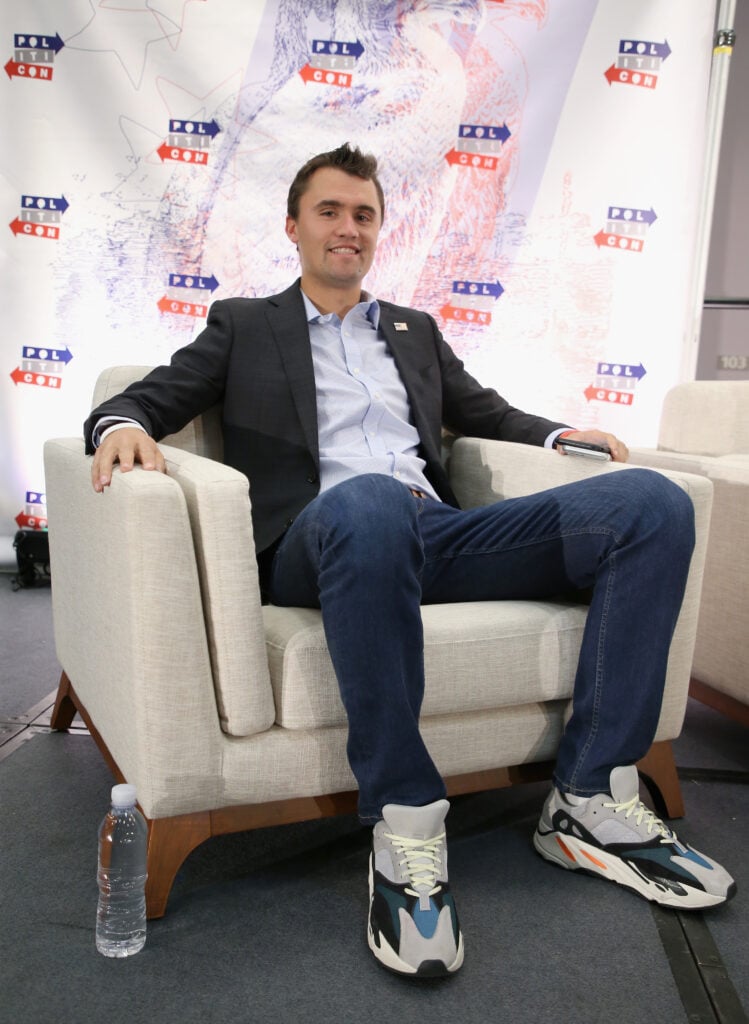 Charlie Kirk asiste a Politicon 2018 en el Centro de Convenciones de Los Ángeles el 20 de octubre de 2018 en Los Ángeles, California.