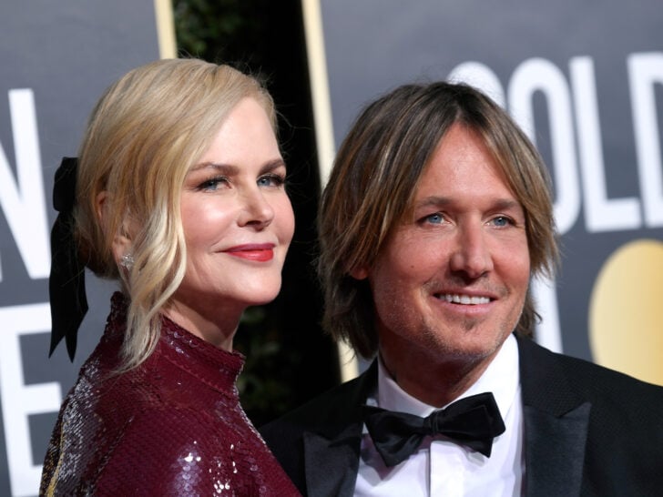 Nicole Kidman and Keith Urban attend the 76th Annual Golden Globe Awards at The Beverly Hilton Hotel on January 6, 2019 in Beverly Hills, California.