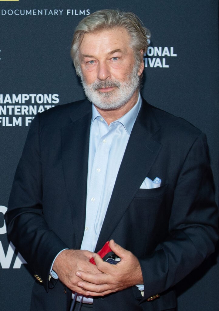 Alec Baldwin attends the World Premiere of National Geographic Documentary Films' 'The First Wave' at Hamptons International Film Festival on October 07, 2021 in East Hampton, New York.