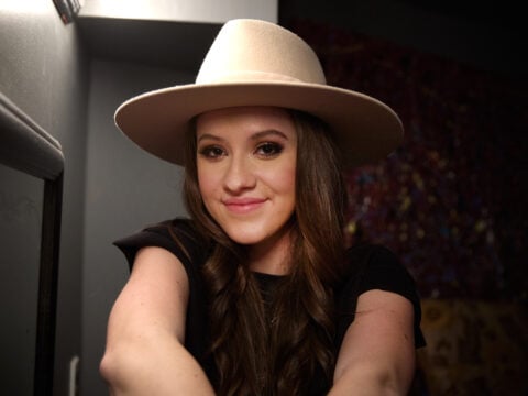 Singer & songwriter Maggie Baugh is seen backstage at 3rd & Lindsley on February 02, 2022 in Nashville, Tennessee.