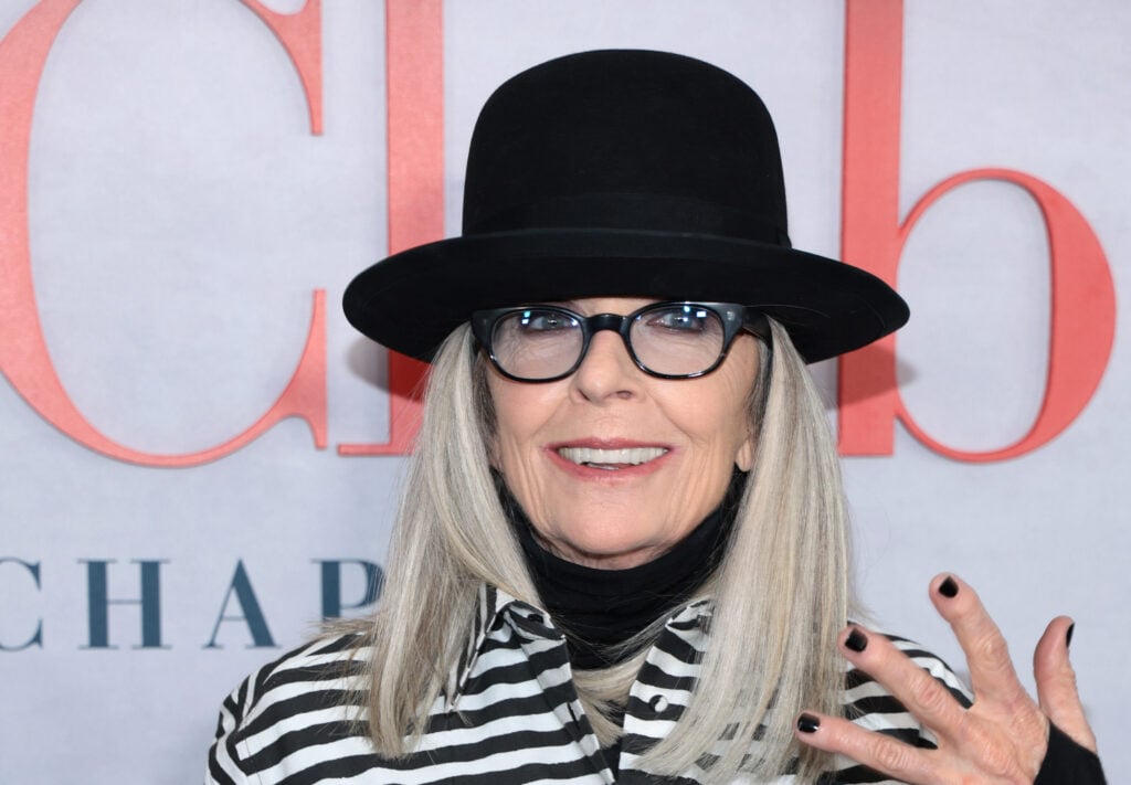 Diane Keaton attends the premiere of 
