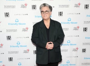 Rosie O'Donnell attends the Friendly House "Stronger Together" 33rd annual awards luncheon at The Beverly Hilton on October 28, 2023 in Beverly Hills, California.