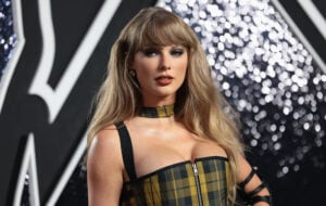 Taylor Swift attends the 2024 MTV Video Music Awards at UBS Arena on September 11, 2024 in Elmont, New York.