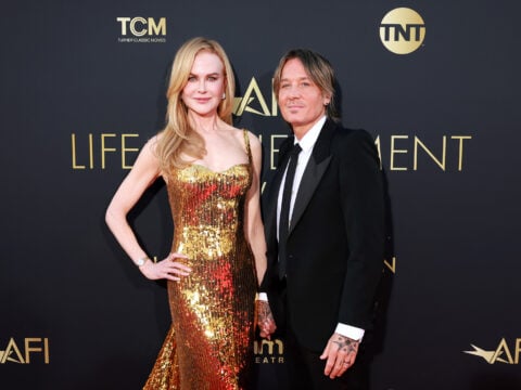 Nicole Kidman and Keith Urban attend the 49th AFI Life Achievement Award Gala Tribute celebrating Nicole Kidman at Dolby Theatre on April 27, 2024 in Hollywood, California.