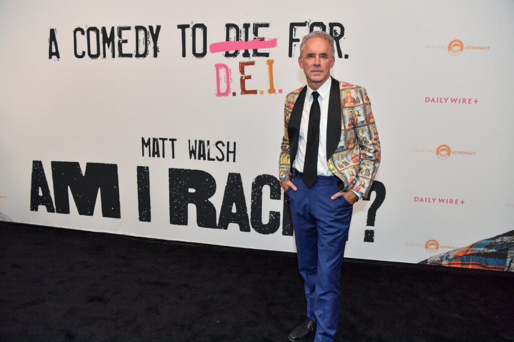 Jordan Peterson arrives at Am I Racist? Movie Premiere at Regal Green Hills on September 09, 2024 in Nashville, Tennessee. 