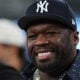 Rapper 50 Cent is seen on the sidelines prior to the game between the Buffalo Bills and the New York Jets at MetLife Stadium on October 14, 2024 in East Rutherford, New Jersey.