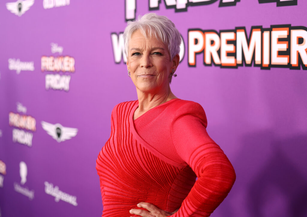 Jamie Lee Curtis attends the Freakier Friday Los Angeles Premiere at El Capitan Theatre in Los Angeles, California on July 22, 2025.
