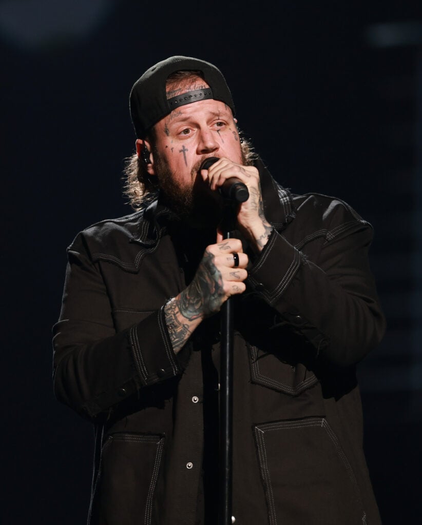 Jelly Roll performs onstage during the 2025 iHeartRadio Music Festival at T-Mobile Arena on September 19, 2025 in Las Vegas, Nevada.