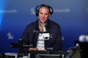 Channing Tatum visits the SiriusXM Studios on October 06, 2025 in New York City.
