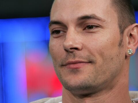 Singer Kevin Federline makes an appearance on MTV's Total Request Live on November 2, 2006 in New York City.