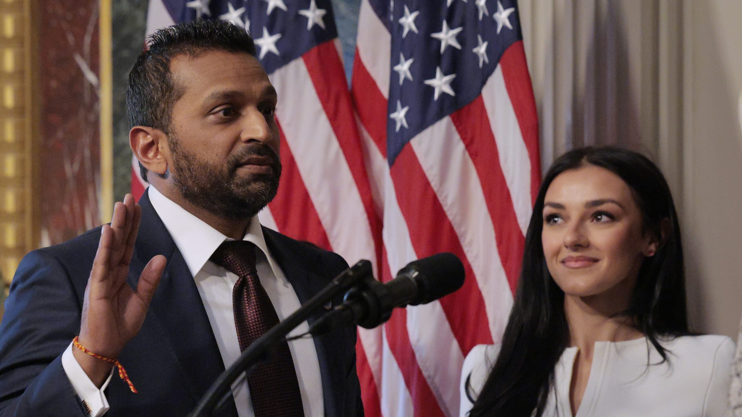 Kash Patel Defends Girlfriend Alexis Wilkins in Rant After Scandal