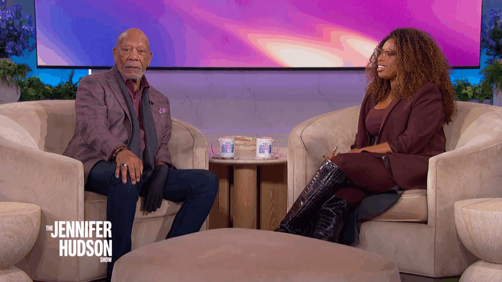Morgan Freeman dan Jennifer Hudson.