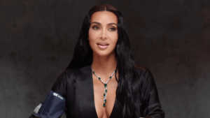 Kim Kardashian for Vanity Fair, a screenshot from a YouTube video.