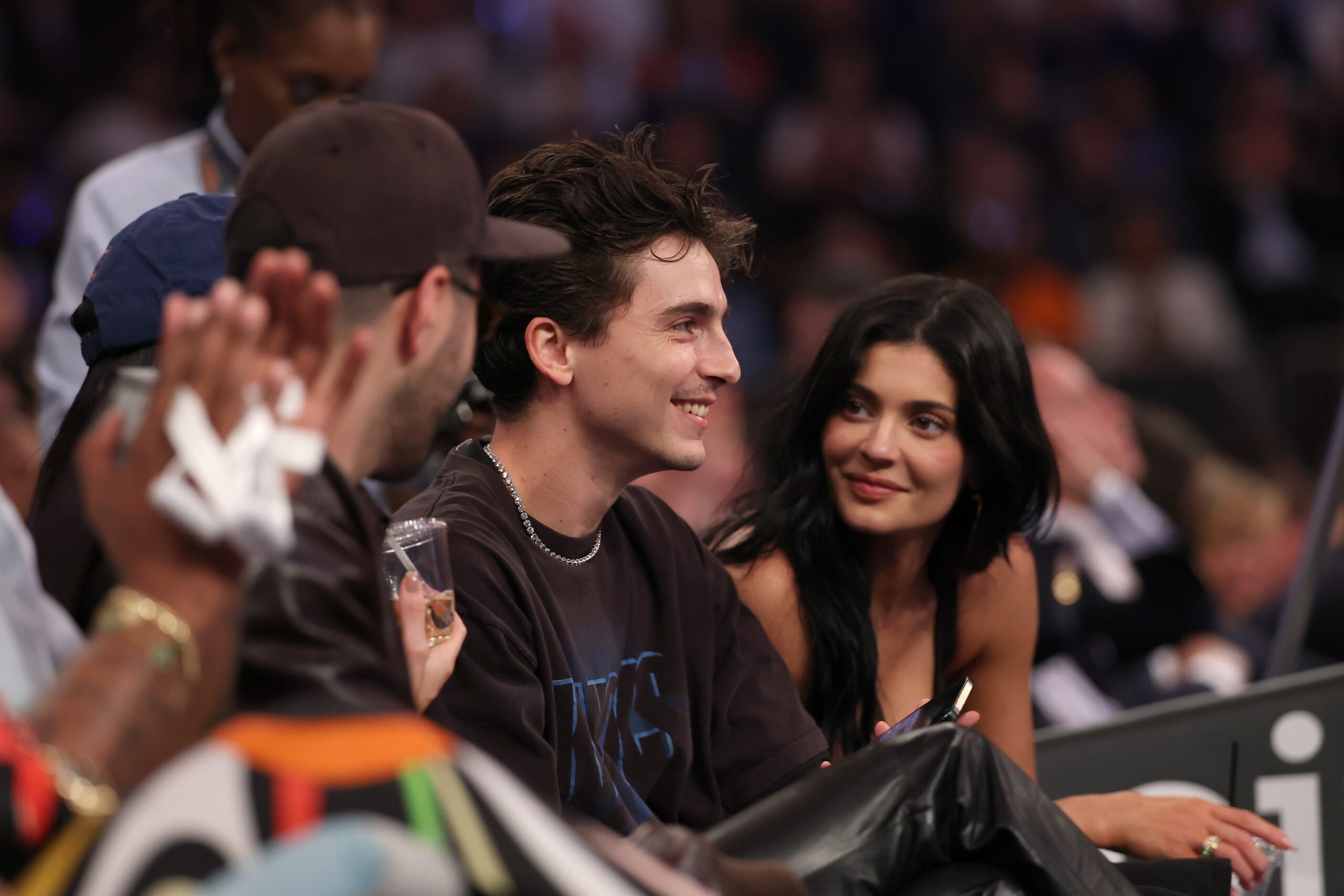 Timothee Chalamet and Kylie Jenner on May 12, 2025.